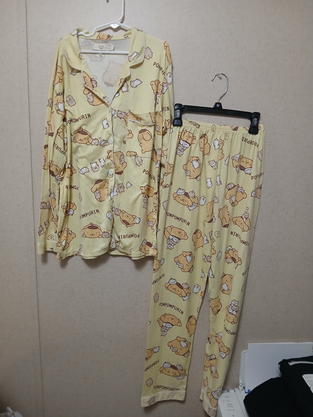 WEB Juniors Yellow Pajama Set - Cute Character Sleepwear